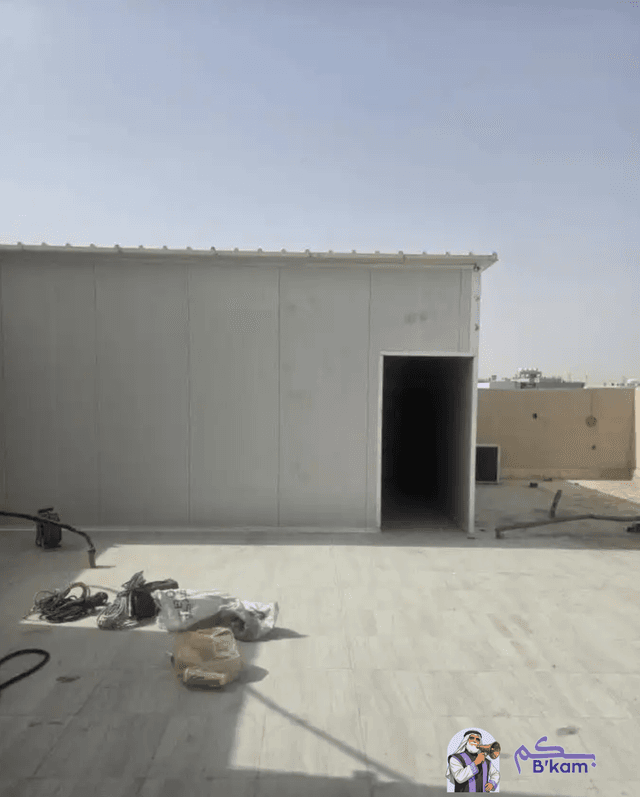 ساندوتش بانل تركيب غرف مستودعات وملاحق
