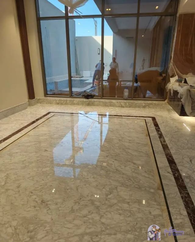 جلي وتلميع رخام